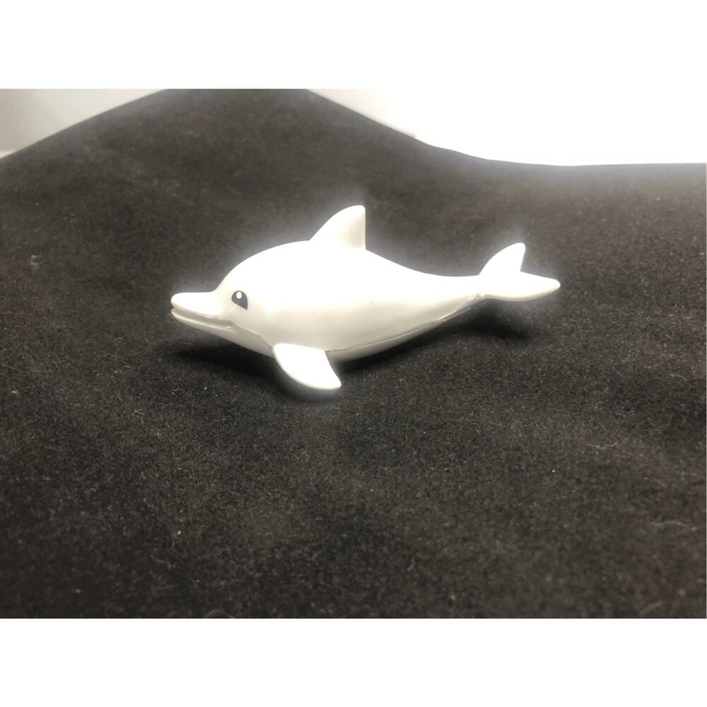 dolphin barbie cake topper sea world beach‎ tropical bath 3.5 in mattel grey